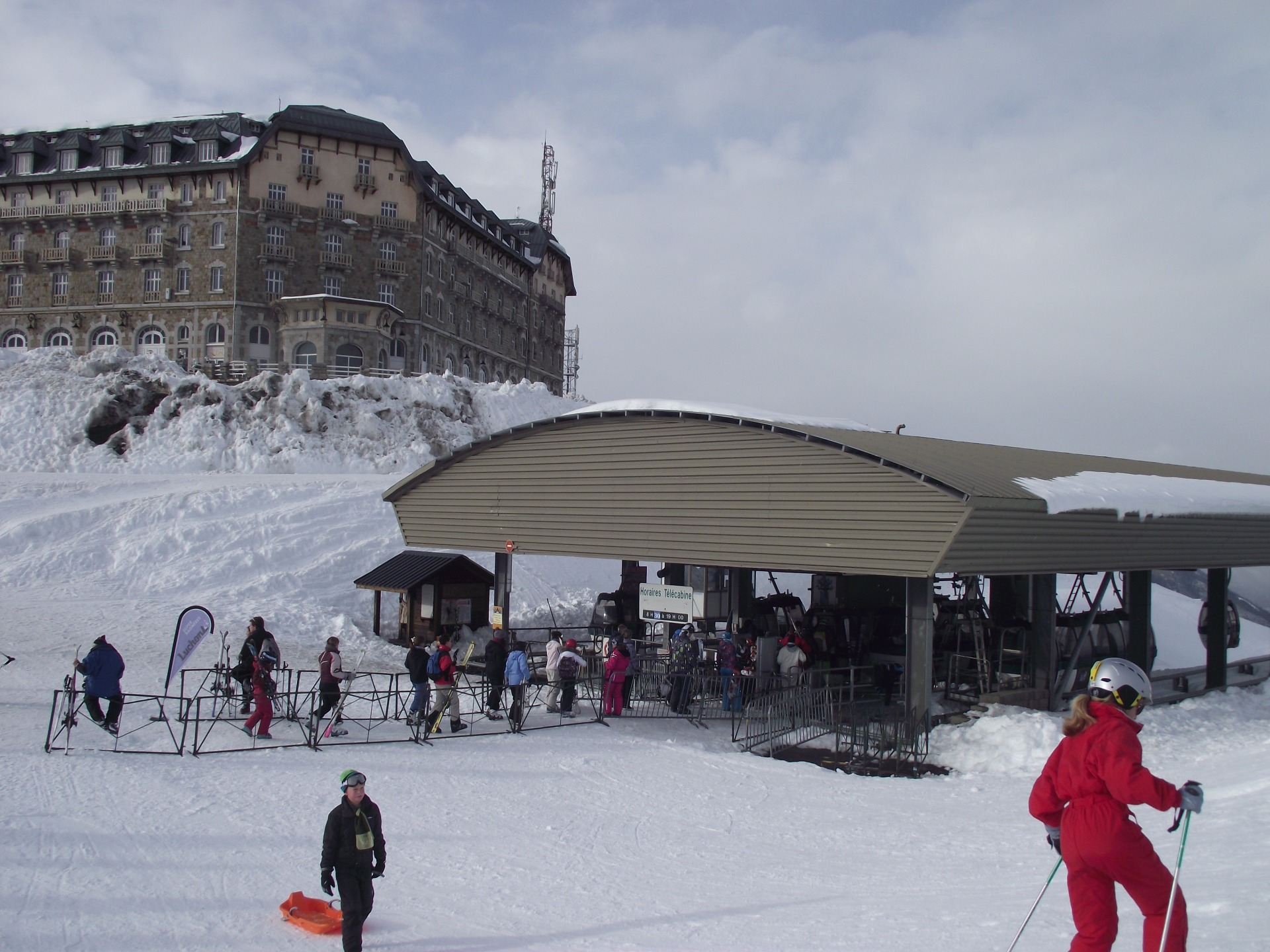 Sports d'hivers station de ski Superbagnères
